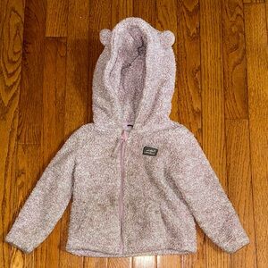 Eddie Bauer Soft Pink Teddy Hoodie for Kids